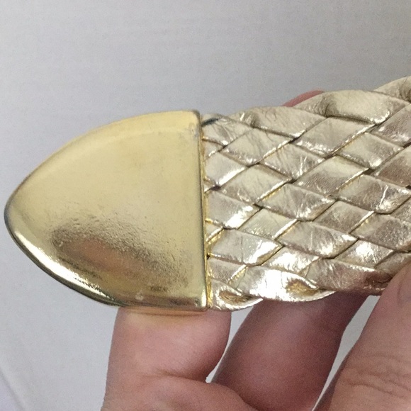 Vintage gold braided belt - wow! - Picture 3 of 7